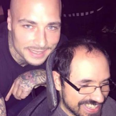 Eric Hartter and his friend 